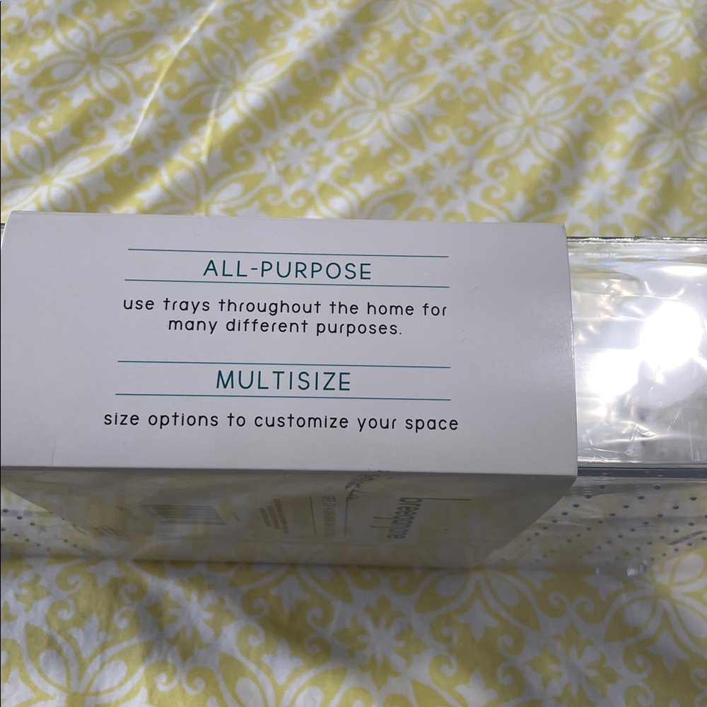 Set of 4 Clear Drawer Organizer Trays NIP Multi-Use Storage - Picture 7 of 9